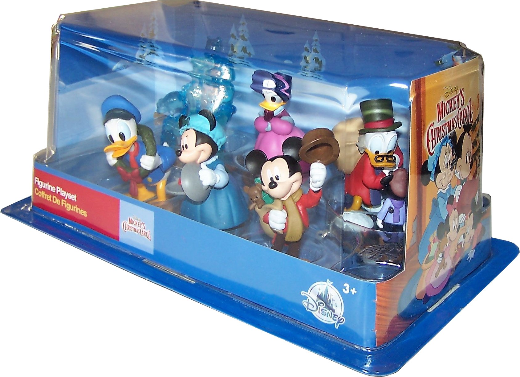 【激レア】Disney★ミッキーズクリスマスキャロル BOX➕5体　6個セット Disney Mickey's Christmas Carol Figure Play Set (6 Figures